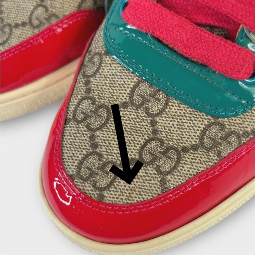 Gucci High-Tops with Red and Green Highlights - Picture 9 of 15